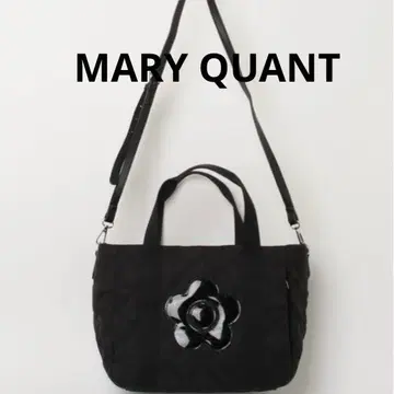 새상품급 마리콴트 데이지 퀼팅 숄더 핸드백 2way