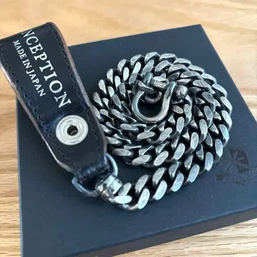 인셉션 지갑 체인 실버 액세서리 블랙