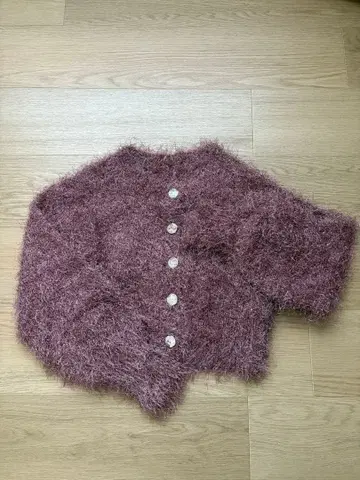 앞뒤 2Way 반짝이는 부드러운 가디건