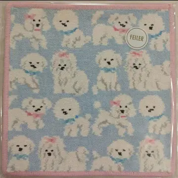 페이러 손수건 미사용 새상품 모프모프 원찬 페일 블루