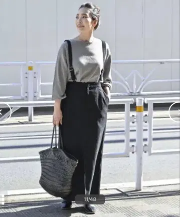 B.C STOCK 솔리스트 히트 크루넥 풀오버 그레이