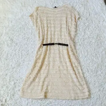 EPOCA 에포카 프린지 원피스 베이지