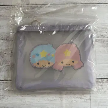 키키라라 산리오 퓨로랜드 한정판 메쉬 파우치 미사용 새상품 SANRIO