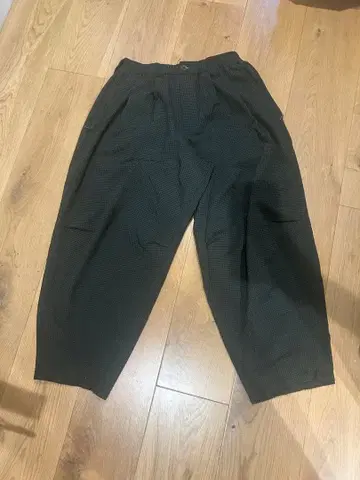 GET THE BOOTH 와이드 팬츠 L 사이즈 다크 그린