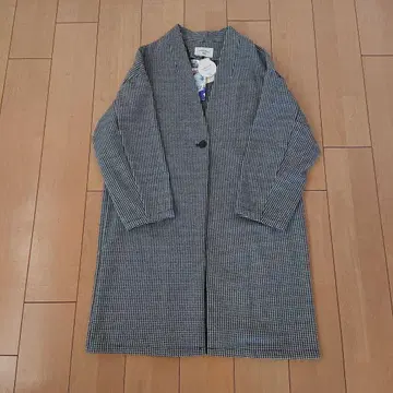 Samansa Mos2 blue 멀티 스타일 V넥 코트 L 사이즈