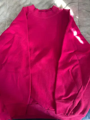 FRUIT OF THE LOOM 핑크 맨투맨 L 사이즈