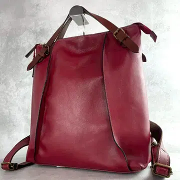 [미사용급] 몬토와 소가죽 3way 백팩 숄더 핸드백