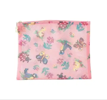 FEILER 메쉬 파우치 핑크 하이디 대 HEMP-211326