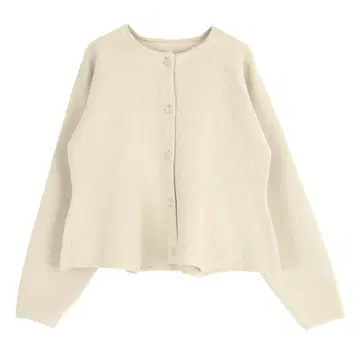 titivate 페플럼 디자인 니트 가디건