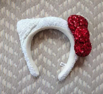 USJ 헬로키티 머리띠 스팽글