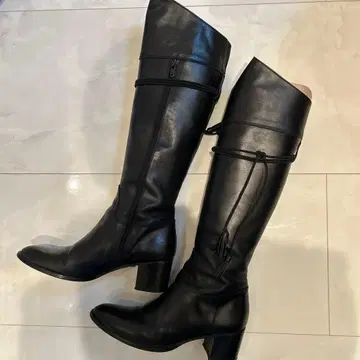 나노 유니버스 이탈리아제 가죽 승마풍 롱 부츠 37