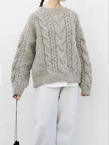 카구레 페루 아란 풀오버 니트