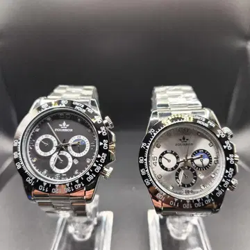 fourron 남성용 손목시계 2개 세트 작동품