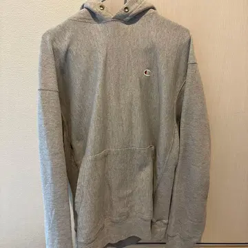 Champion 리버스 위브 후드티 후디 파랑 택 그레이