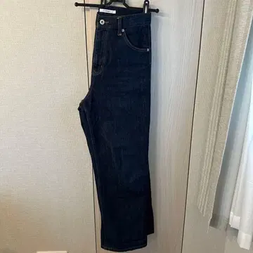 DISCOAT 네이비 스트레이트 데님