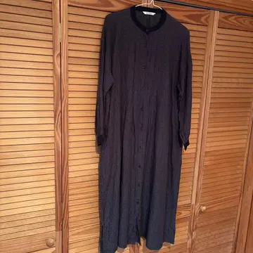 blue willow 체크 무늬 원피스