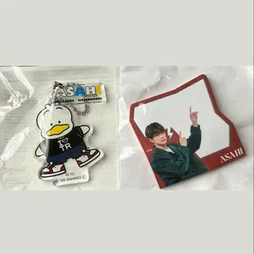 treasure 아사히 캡슐 토이 키링 메모지
