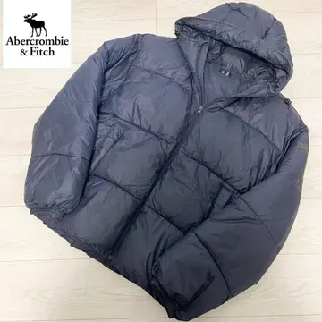새상품급 레어 아베크롬비 앤 피치 패딩 자켓 다운 네이비 XL