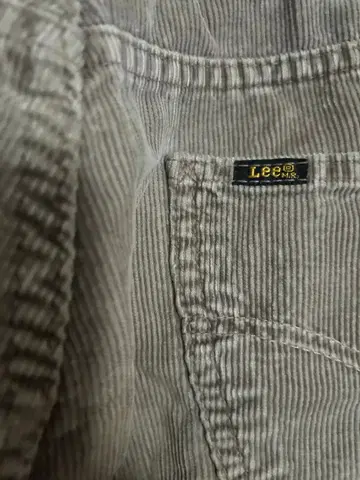 Lee 코듀로이 베이지 스트레이트 팬츠