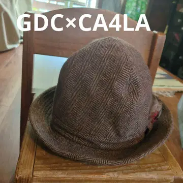 GDC x CA4LA 헤링본 마운틴햇 브라운
