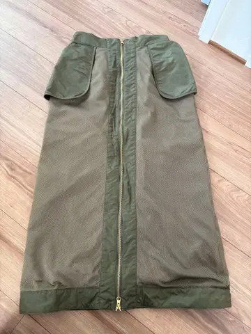 bonny 여성용 카키 롱 스커트 새상품급