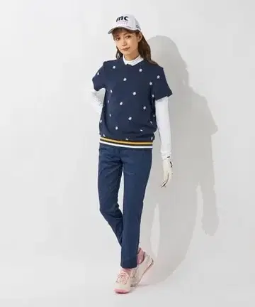 마리끌레르 골프 세미 조거 팬츠