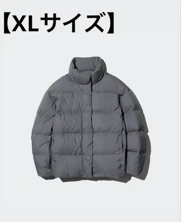 [ 새상품급 ] [ UNIQLO ] 파우더 소프트 다운 자켓 그레이