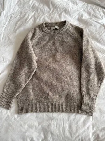 ARGUE 알파카 니트 베이지