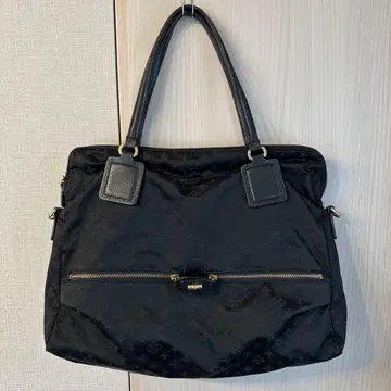 russet 블랙 나일론 대용량 백