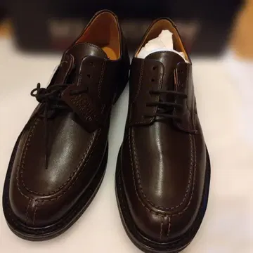 MEPHISTO 다크 브라운 천연 가죽 신발