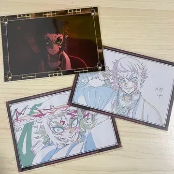 귀멸의 칼날 다이닝 오타노시미 복권 W 찬스 엽서 카이가쿠