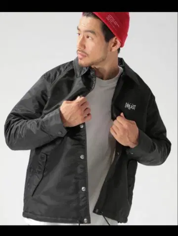 BAYFLOW EVERLAST 블랙 나일론 자켓