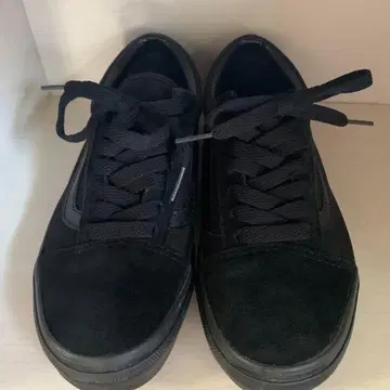 VANS 반스 블랙 스니커즈 24cm