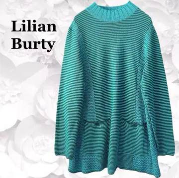 [릴리안 뷰티] 니트 스웨터 튜닉 [F] 그린 긴팔