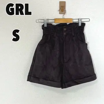 GRL 그레일 (S) 스웨이드 숏팬츠