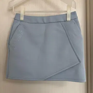 ADIDAS 여성용 골프 스커트 스카이블루 던보루 니트 L