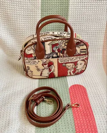 앨리스 코믹 디자인 숄더백