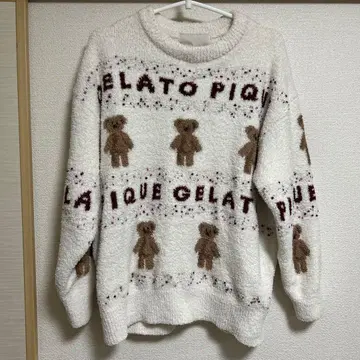 젤라또피케 홀리데이 베어 테디베어 룸웨어 파자마 풀오버