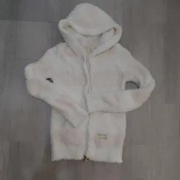 피케 보더 후드티 화이트 x 핑크