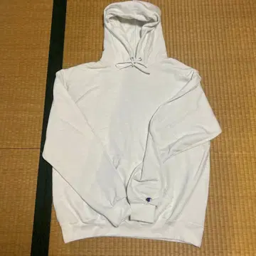 화이트 후드 부착 후드티 챔피온