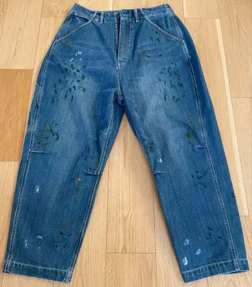 LIBERAIDERS DENIM SARROUEL PANTS