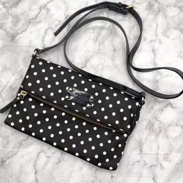 케이트 스페이드 숄더백 나일론 도트 블랙 블랙