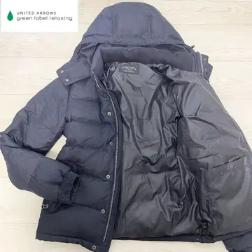 인기 그린 라벨 애로우즈 다운 자켓 울 네이비 L 사이즈