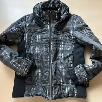 semanticdesign 세맨틱디자인 체크 다운 자켓