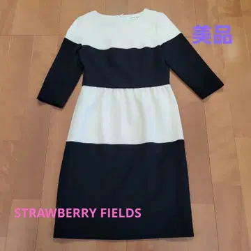 스트로베리 필드 원피스 바이컬러 새상품급