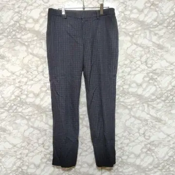 IENA 이에나 슬랙스 팬츠 깅엄 체크 울 혼방 38