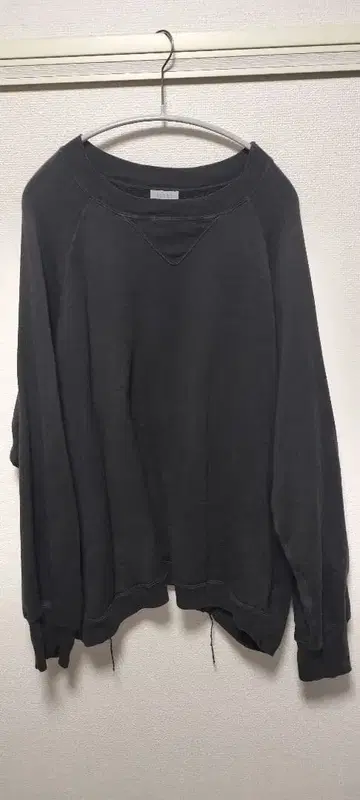 bukht 블랙 맨투맨 사이즈 2(M)