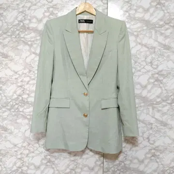 ZARA 자라 테일러드 자켓 골드버튼 M