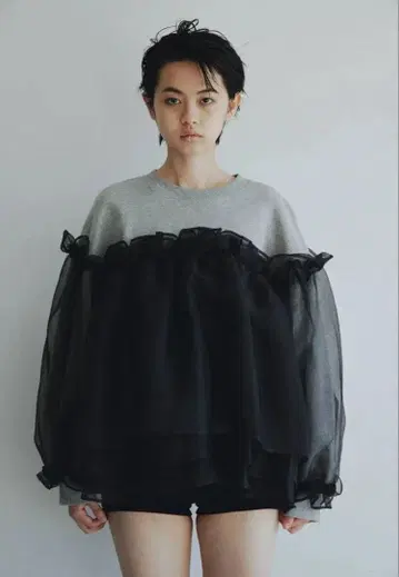 bibiy 튤 상의 트레이닝복