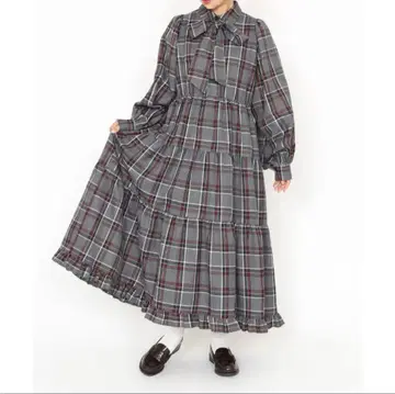 PUNYUS 체크 원피스